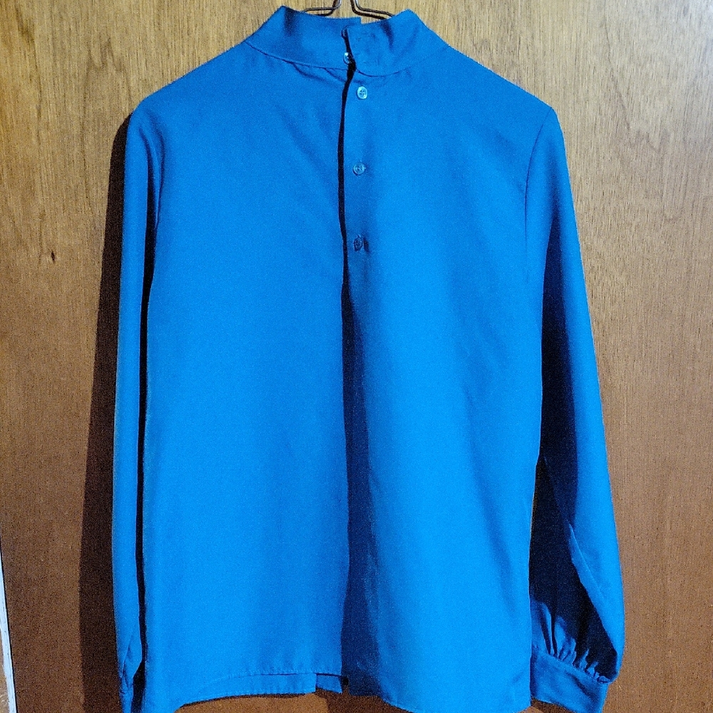 Blue Long Sleeve Shirt